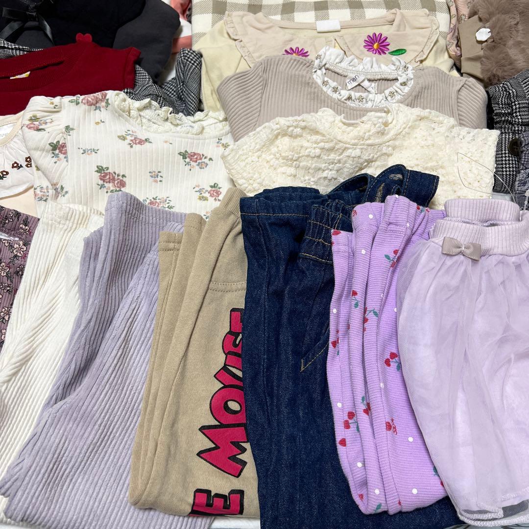ら*@様 女の子　秋冬服　まとめ売り　90〜95サイズ　50点以上　おまけ付き