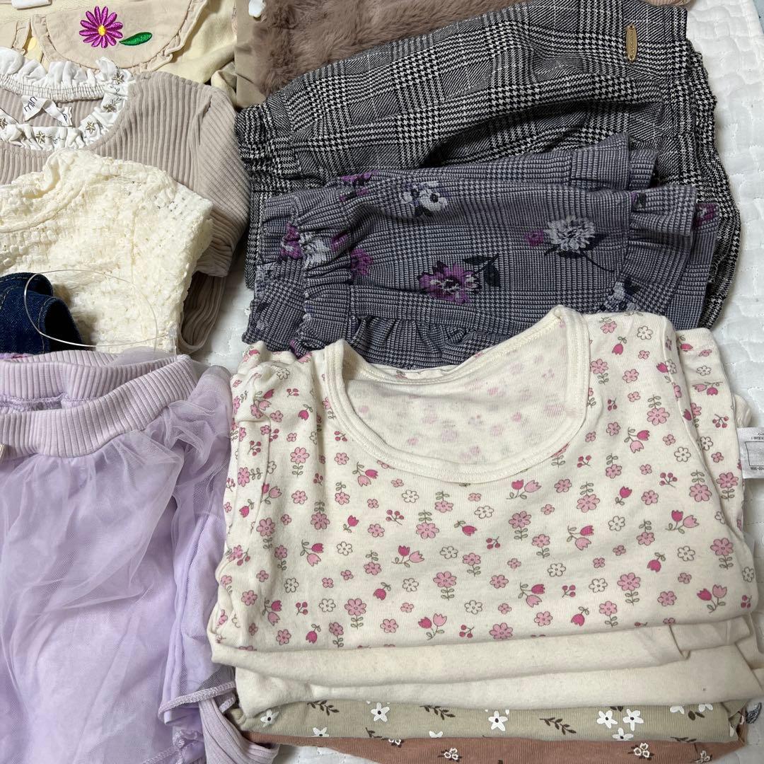 ら*@様 女の子　秋冬服　まとめ売り　90〜95サイズ　50点以上　おまけ付き