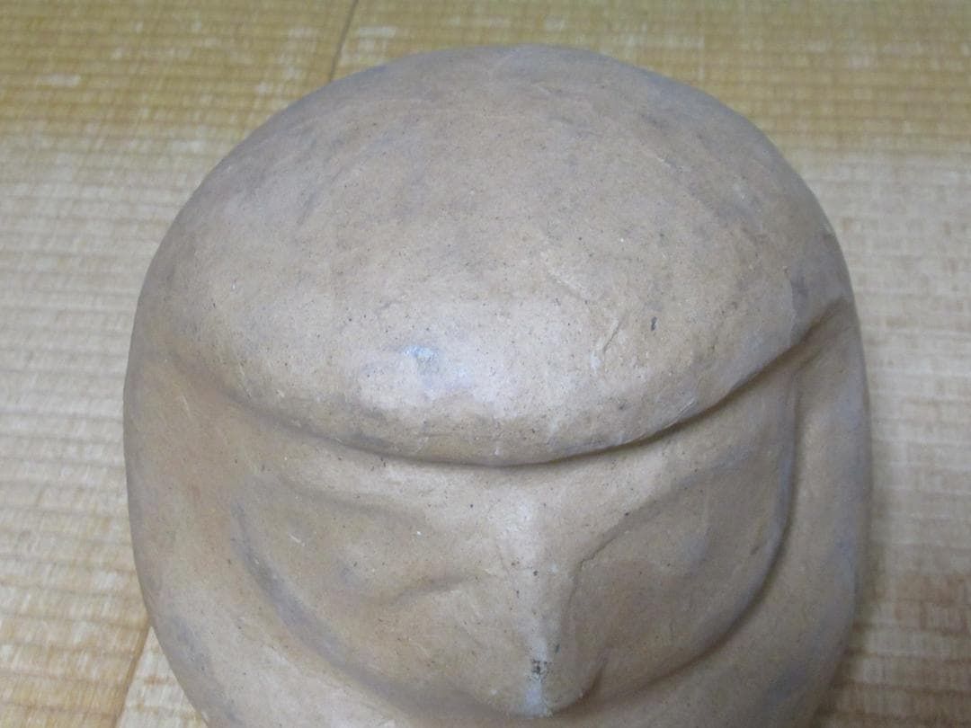 大正時代◆相州だるま/達磨 大だるま 張り子された状態 木製木型 高さ約28cm