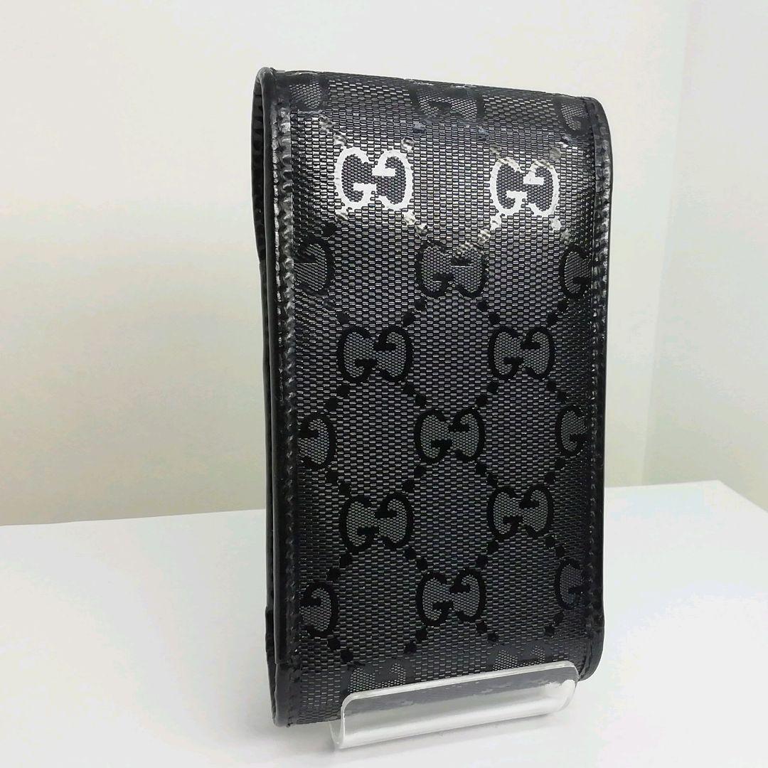 GUCCI　グッチ　インプリメ　ブラック　シガレットケース　タバコ入れ