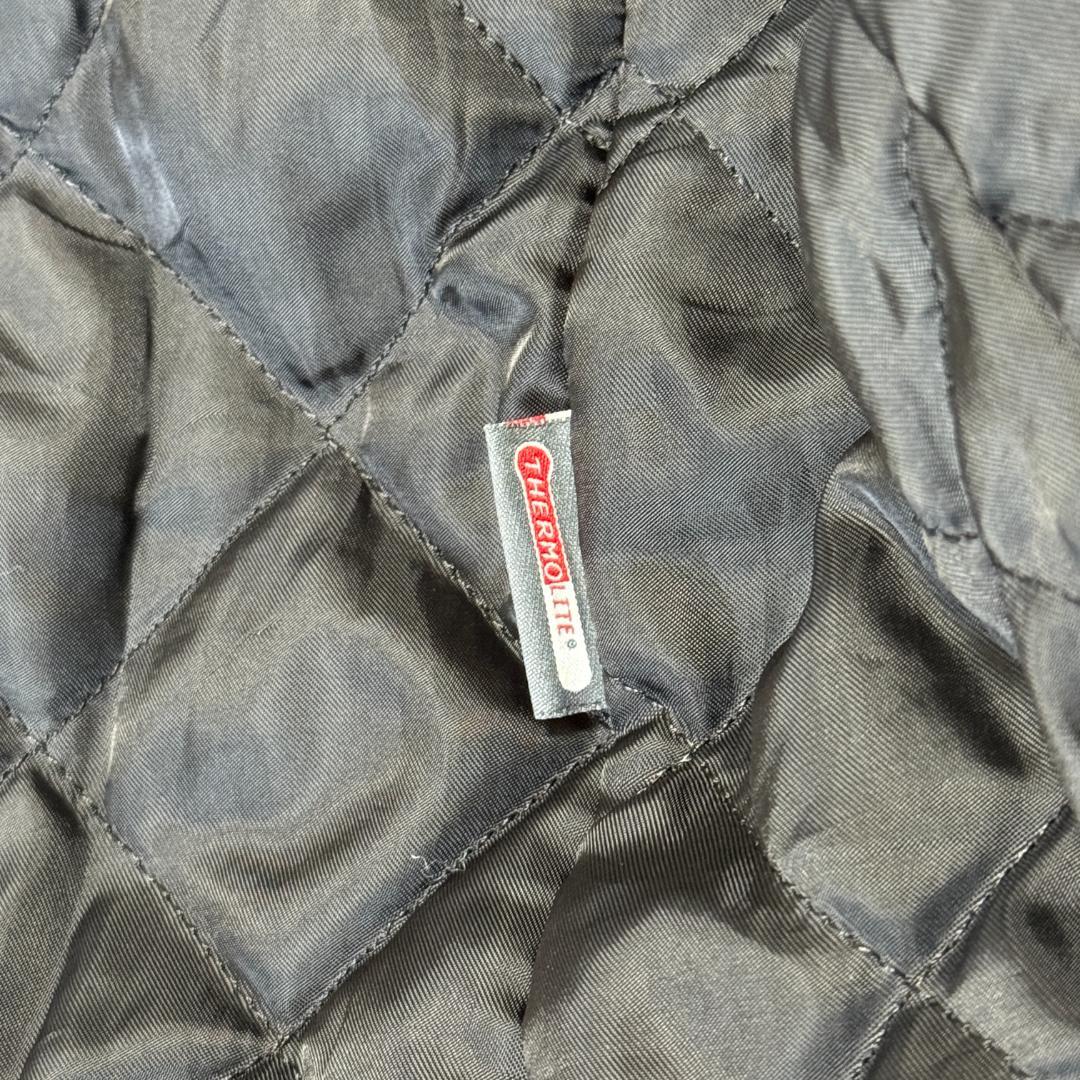 ナノユニバース 羊革ライダースジャケット シングル L キルティング 中綿