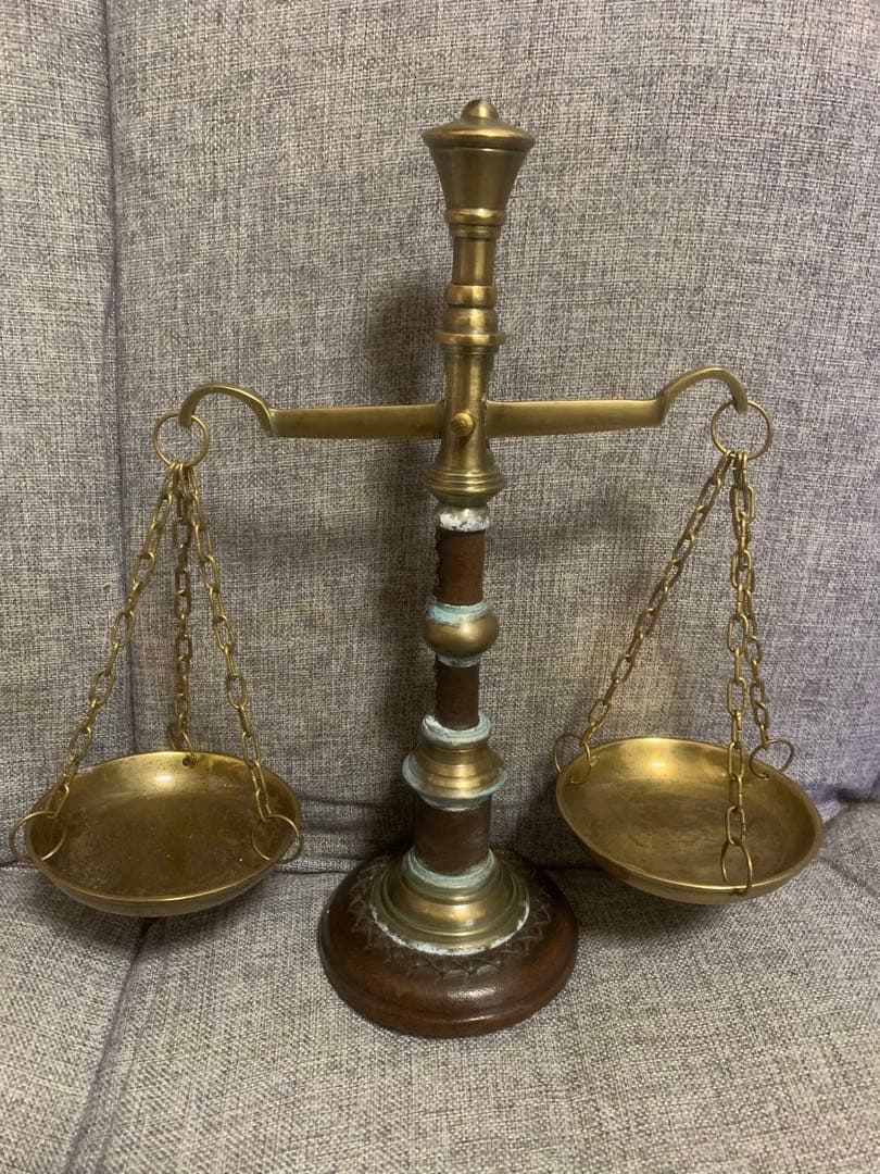 真鍮製 天秤 アンティーク