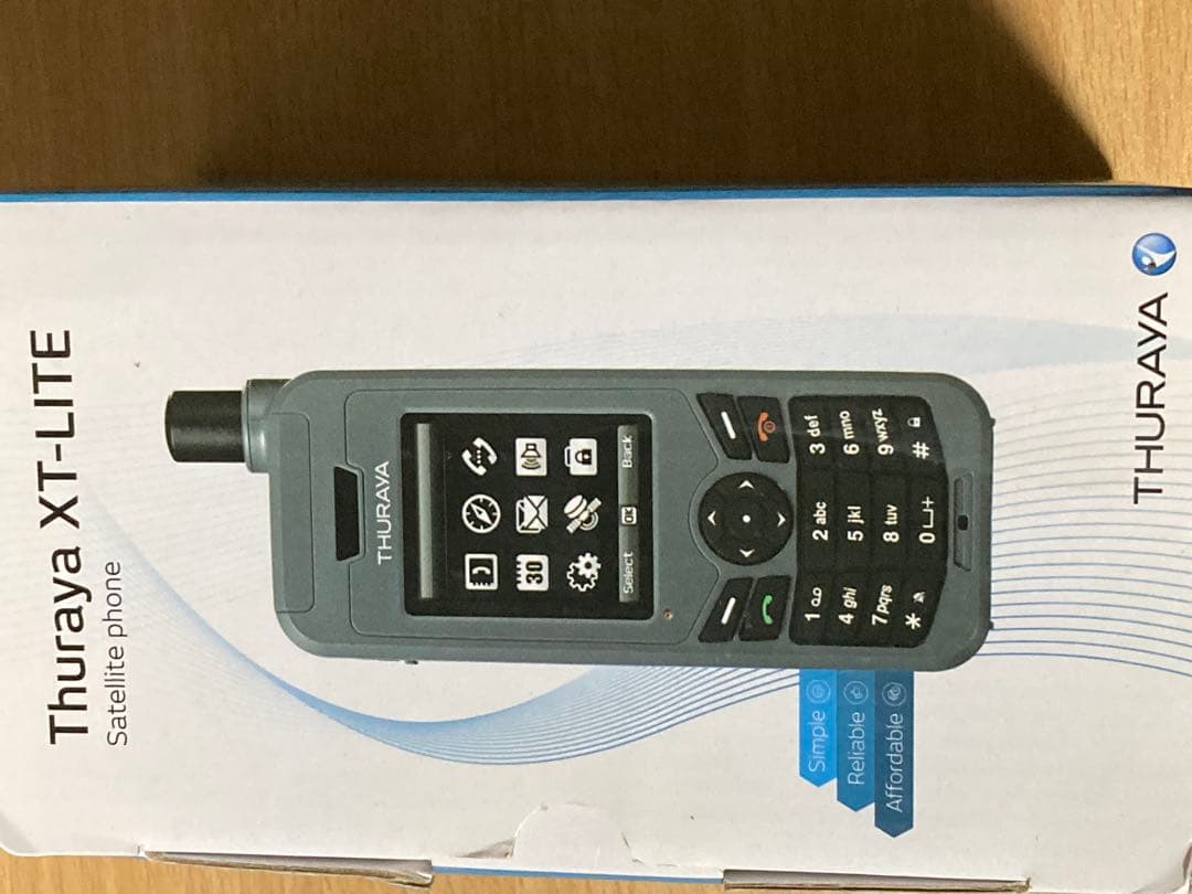 THURAYA XT-LITE 衛星電話　スラーヤプリペイド