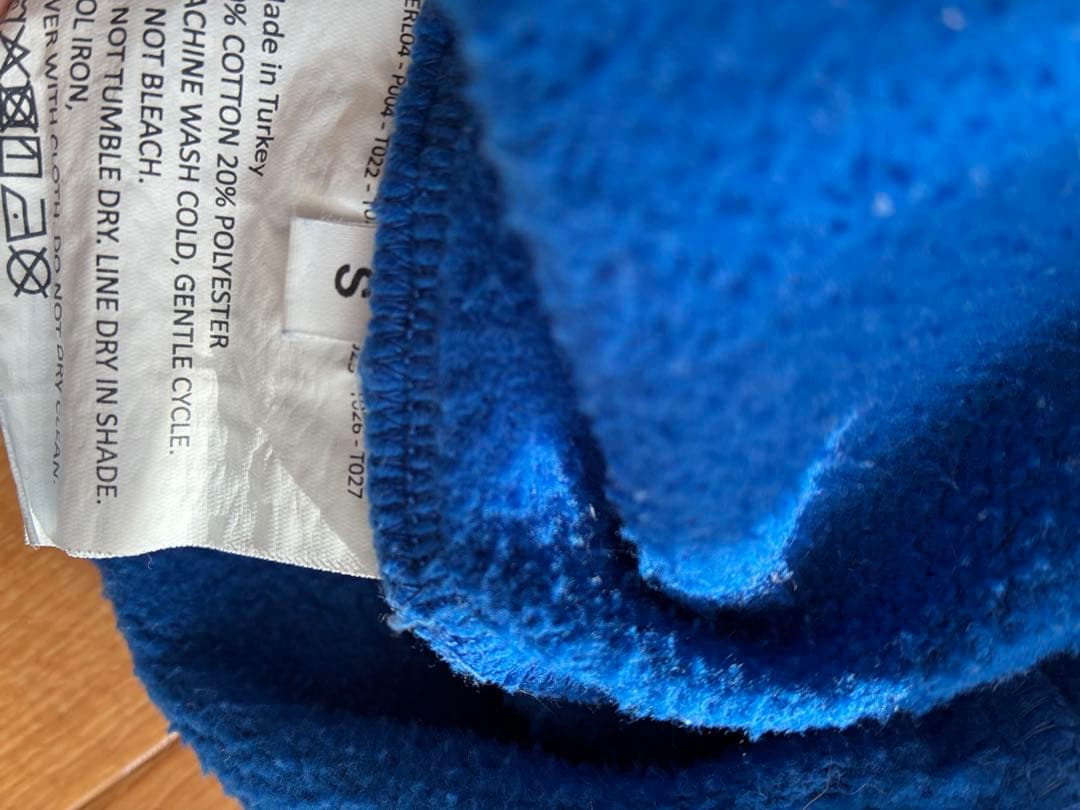 ERL カリフォルニア ロゴ パーカー S 青