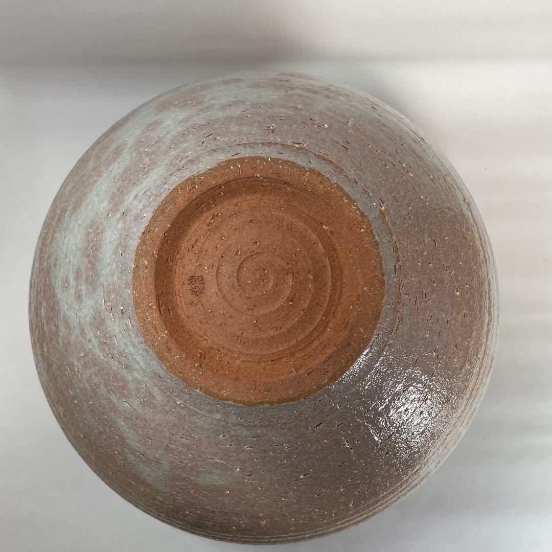 萩焼　大壺　椿秀窯　大賀和幸　木箱入り　未使用　花瓶　壺