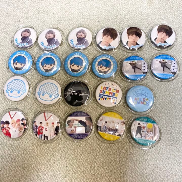 レイターズ はやしん 缶バッジ アクリルキーホルダー