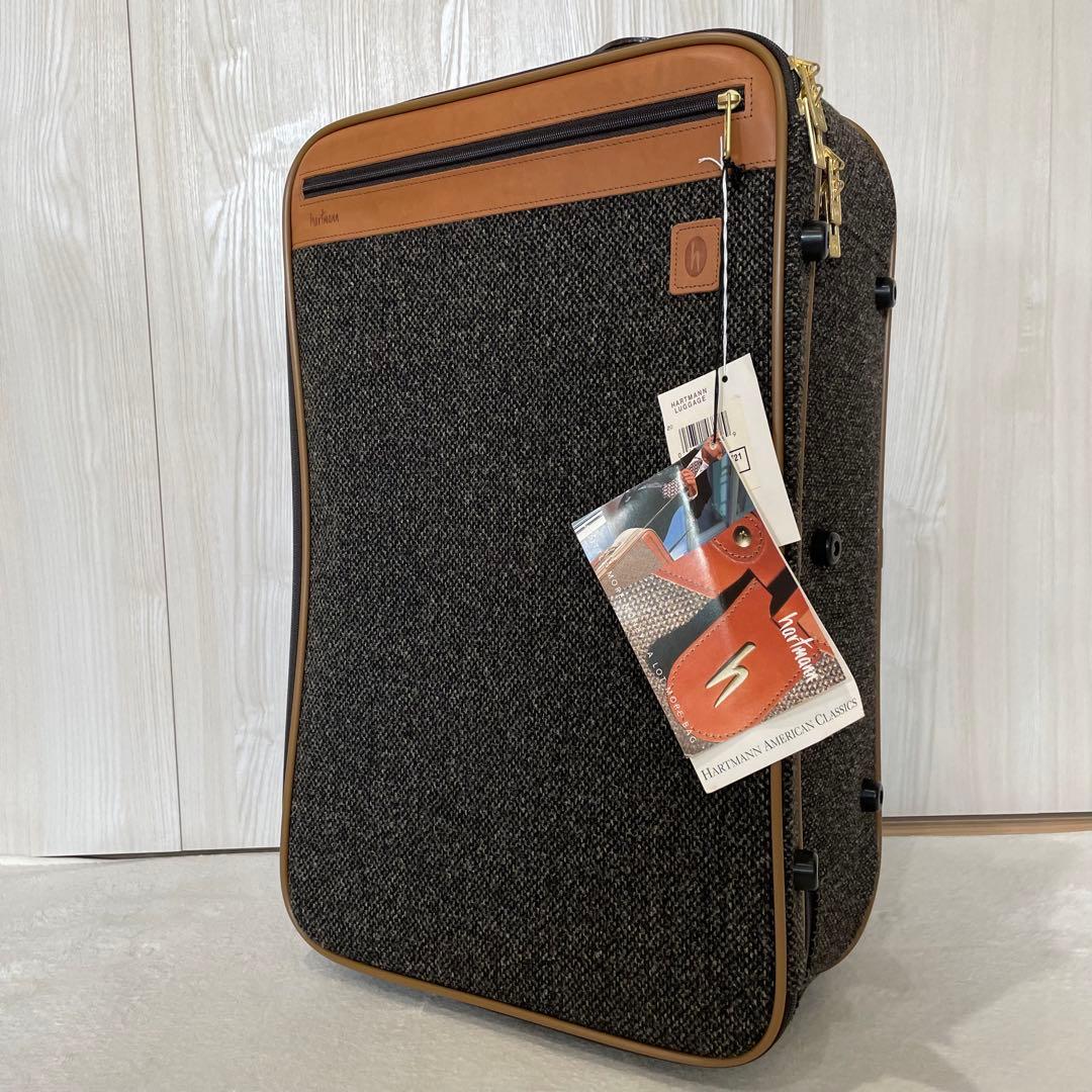 希少 hartmann 特別限定DMT キャリーケース ツイードベルディング