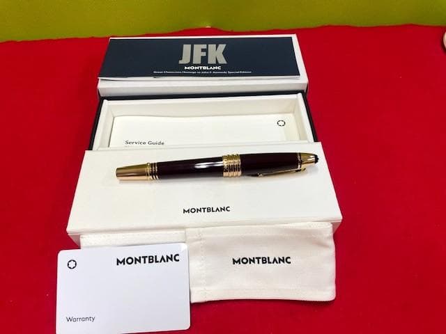 モンブラン 偉人シリーズ JFK 万年筆 14K F細字 付属品付 即日配送