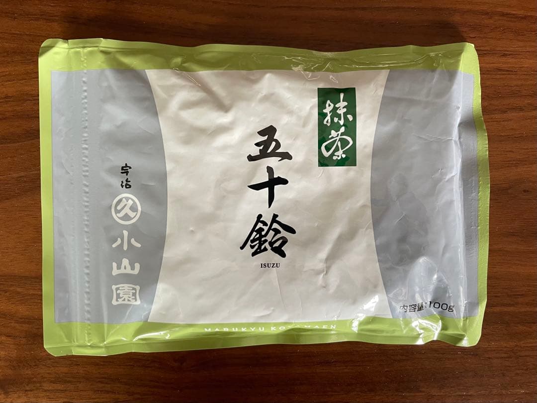 丸久小山園 五十鈴 抹茶 アルミバッグ袋入100g