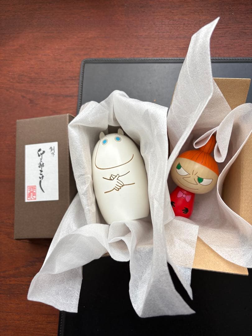 限定特価　made in japan日本製卯三郎こけし　ムーミン/リトルミイ