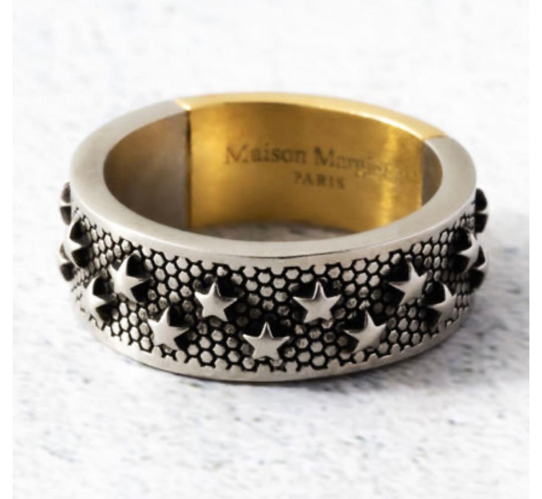 新品Maison Margiela 星型スタッズ リング