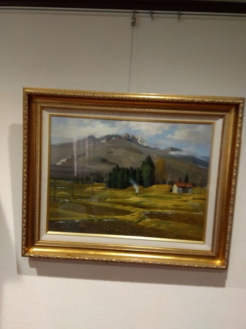 油絵　妙高山廬　ｐ１２