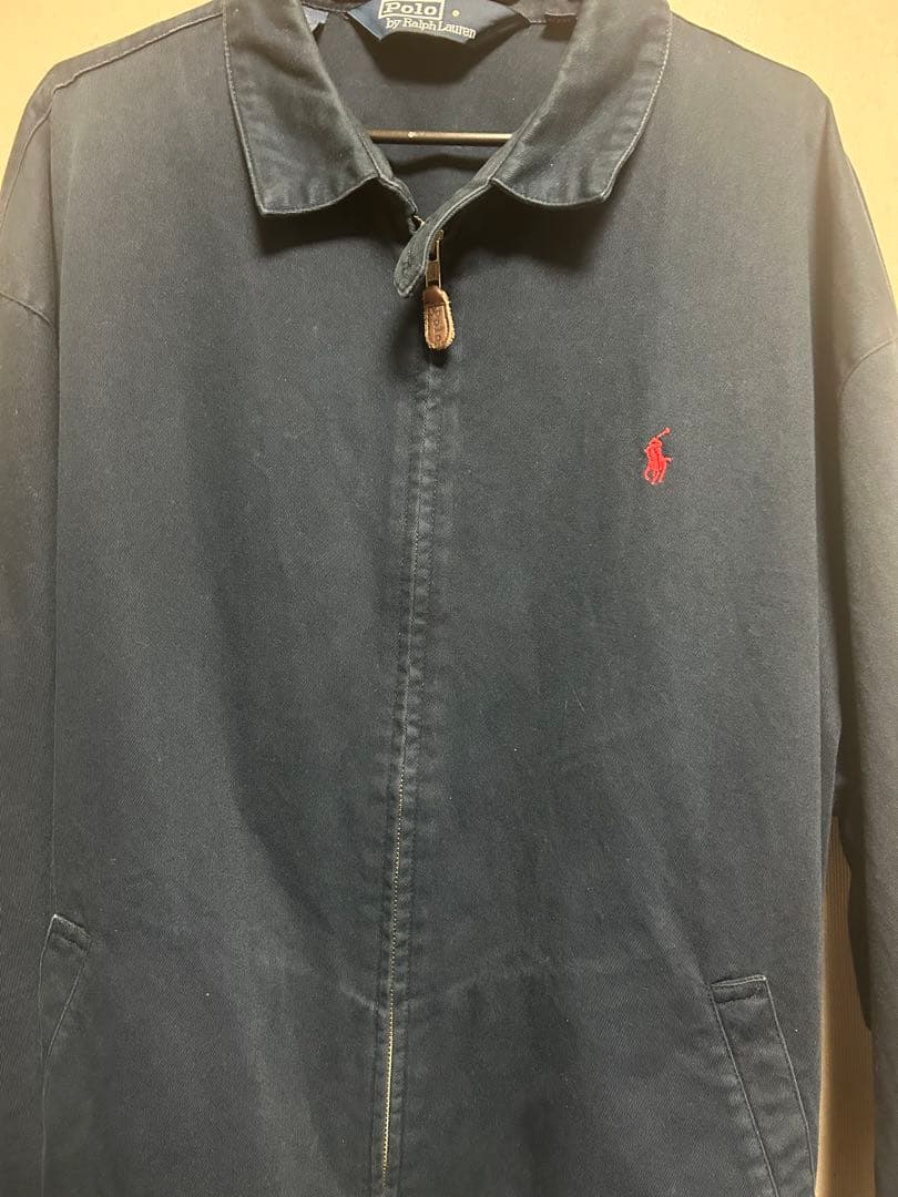 90s ラルフローレン ビンテージ スウィングトップ XLネイビー