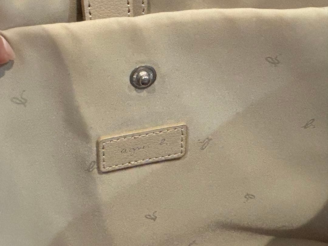 【姉妹ママさん専用】agnes b. アニエスベー バッグ ベージュ トートバッ