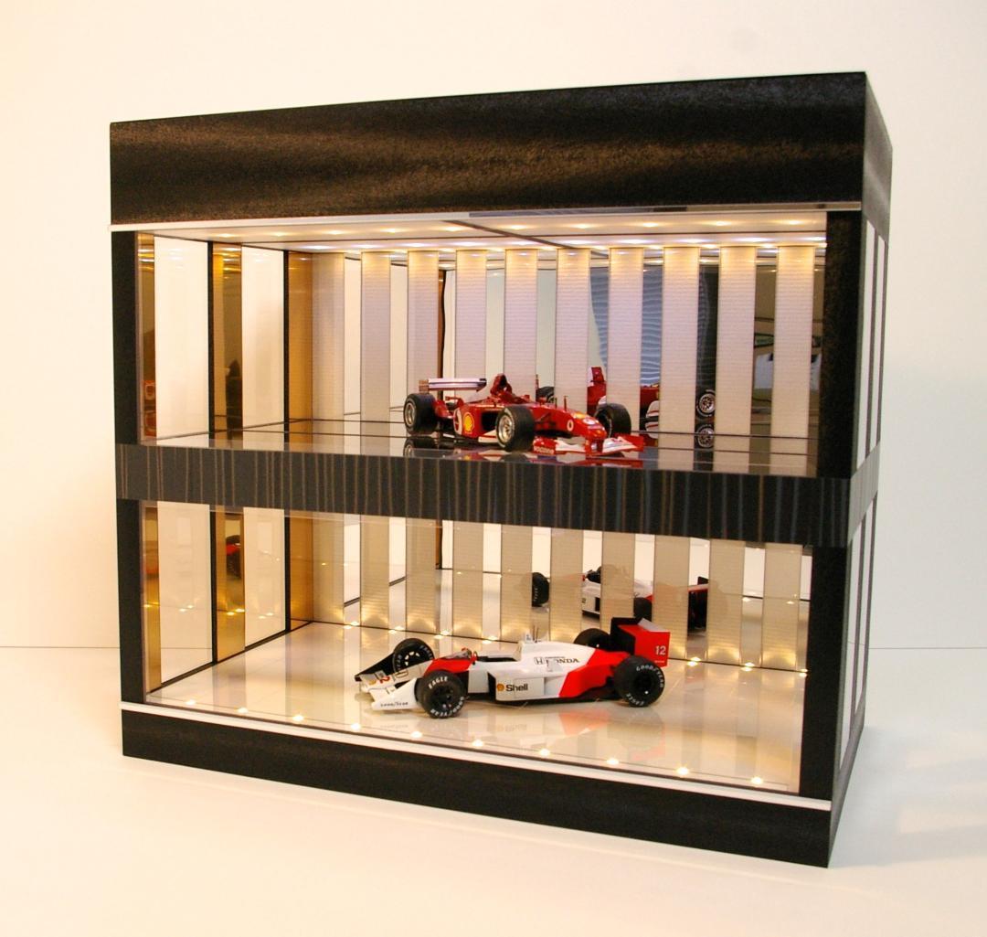 こう。オーダー品・USB電源 2層式・ディスプレーBOX / ネオジオラマ