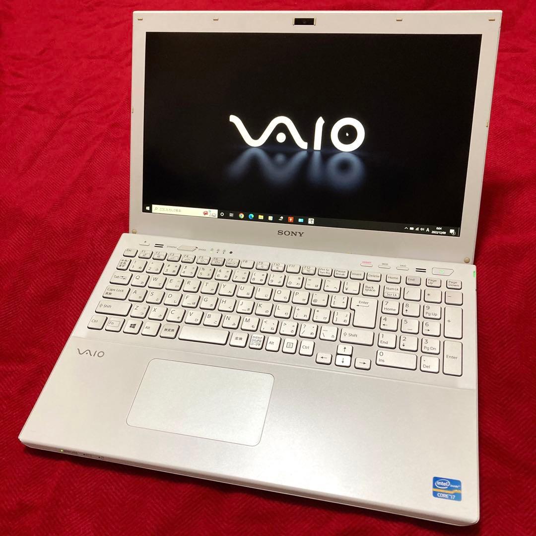 sony vaio i7 SSD1tb 8GB フルHD ノートパソコン