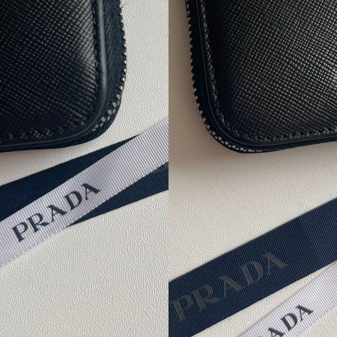 425 極上美品 PRADA プラダ 小銭入れ 財布 ラウンドファスナー