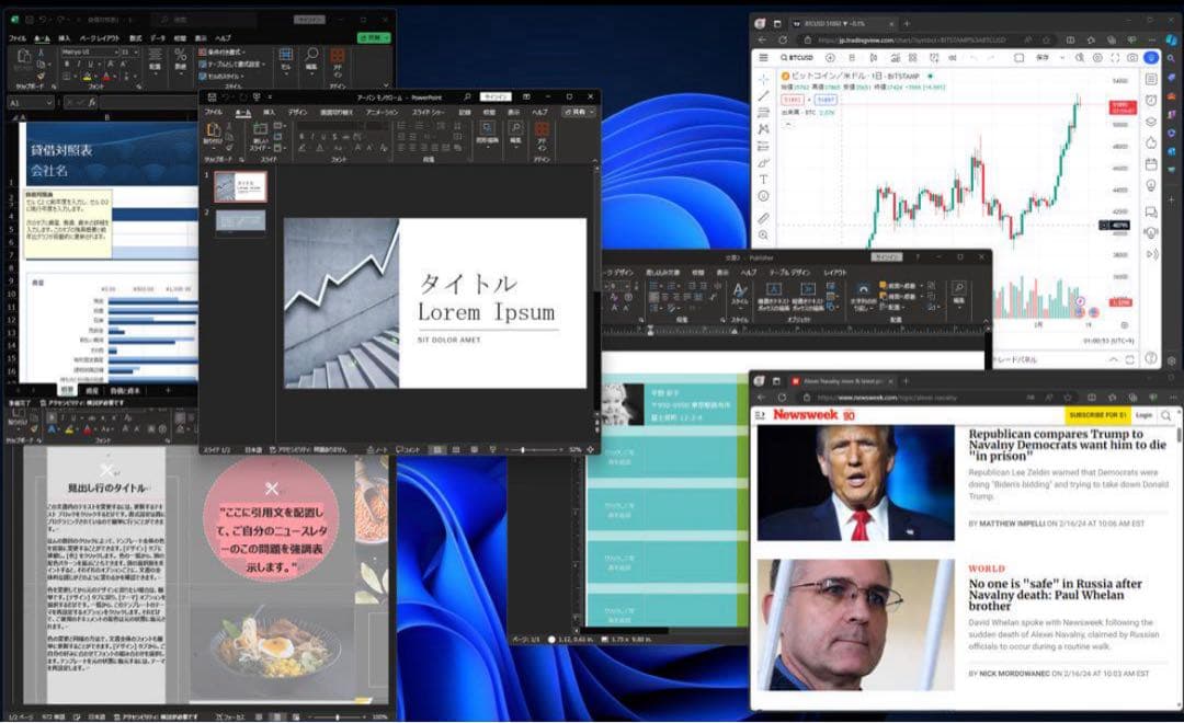 MacBook本体 Office2024 2.5K MacBook Pro 13_Windows11