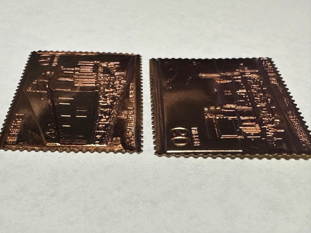 希少　松本徽章工業　純金刻印　純金/純銅　5.87g 純度保証　2枚セット