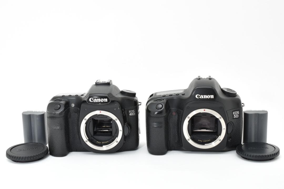 【2台セット】 CANON キャノン EOS 5D＋40D 通電確認済み カメラ