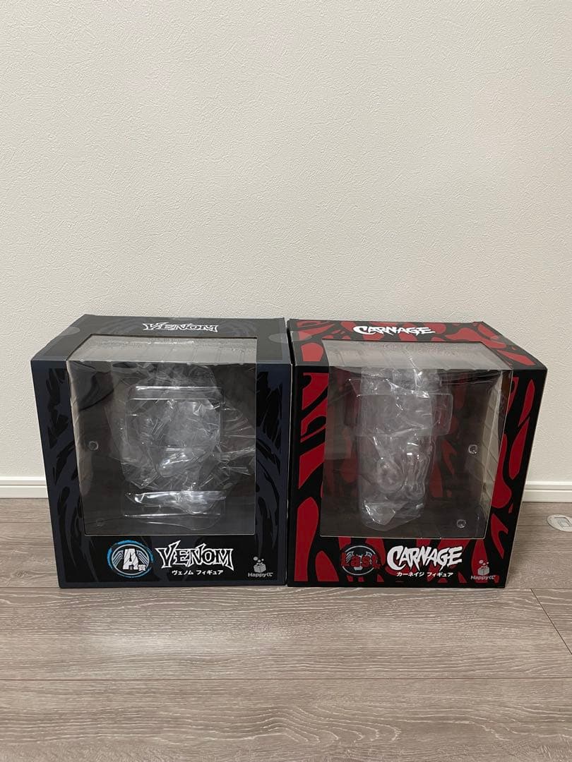 HAPPYくじ　VENOM A賞ヴェノム　LAST賞カーネイジ　フィギュア