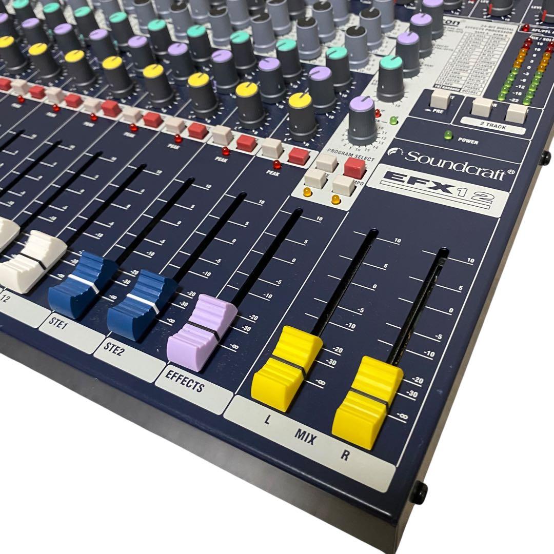 【美品】soundcraft EFX12 アナログミキサー　高音質
