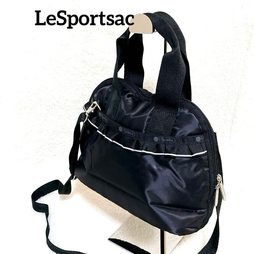 【美品】LeSportsac ラッフルフリル　ショルダーバッグ　2way