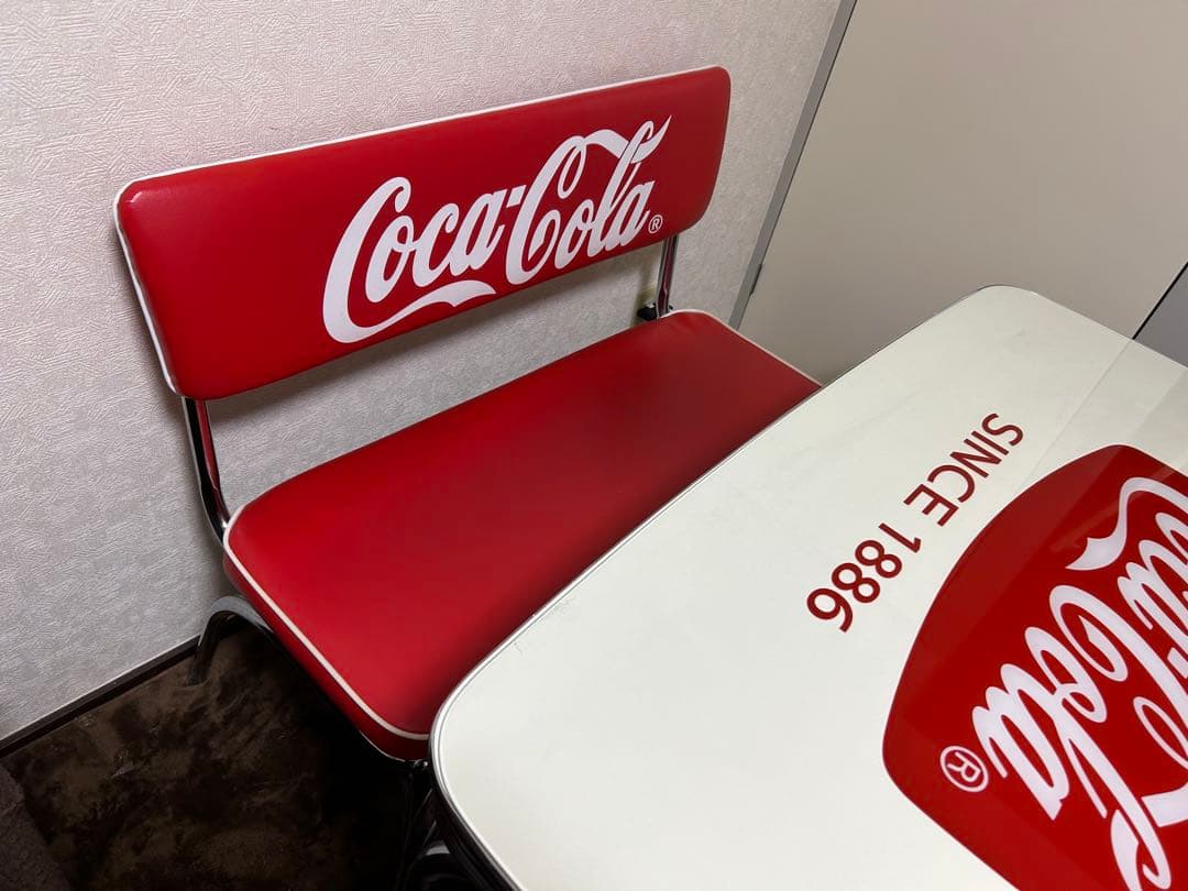 Coca-Cola ダイニングテーブル　チェアセット