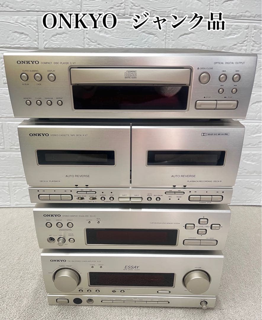 ONKYOオンキョー　コンポ　ESSAY disc セット　ジャンク品　精密機器