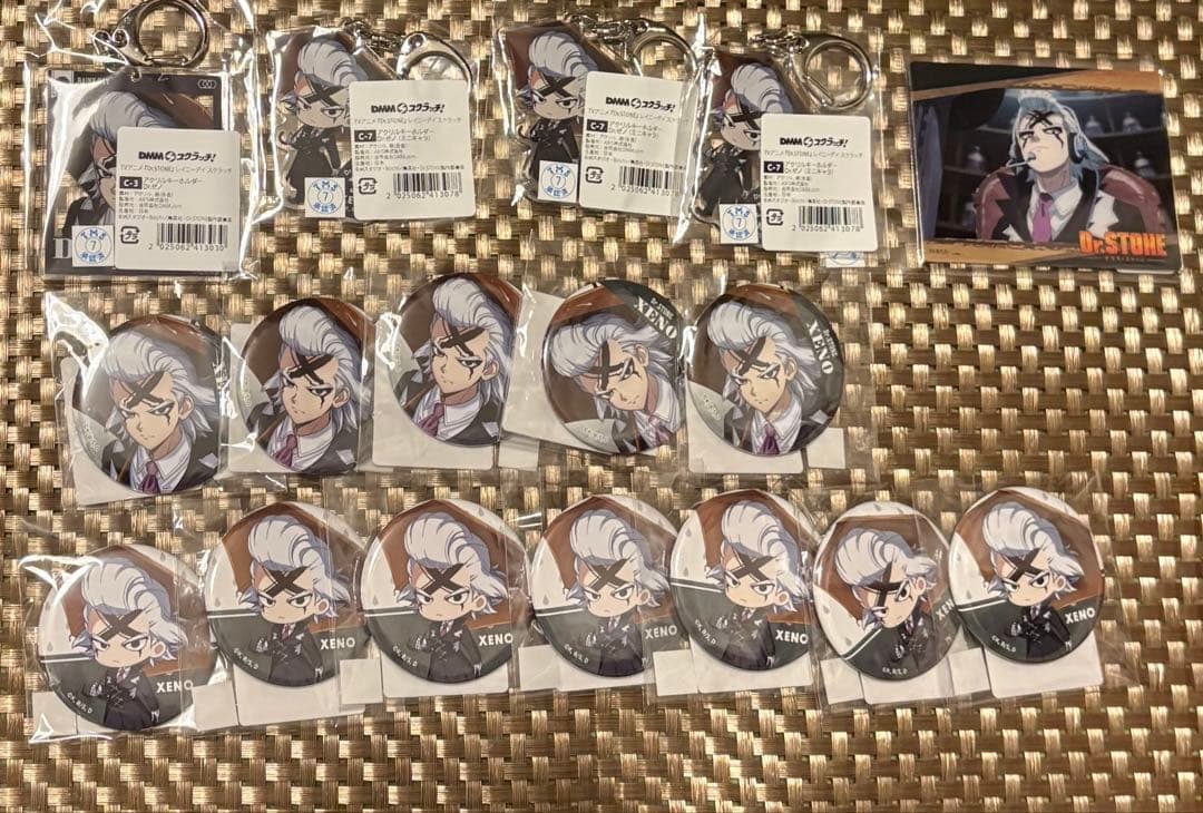 Dr.STONE レイニーデイ スクラッチ DMM 缶バッジ　アクキー　ゼノ