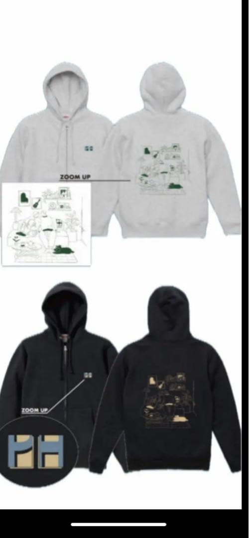 値下げ！新品未使用　penthouse 2022ツアーグッズ　パーカーブラックM