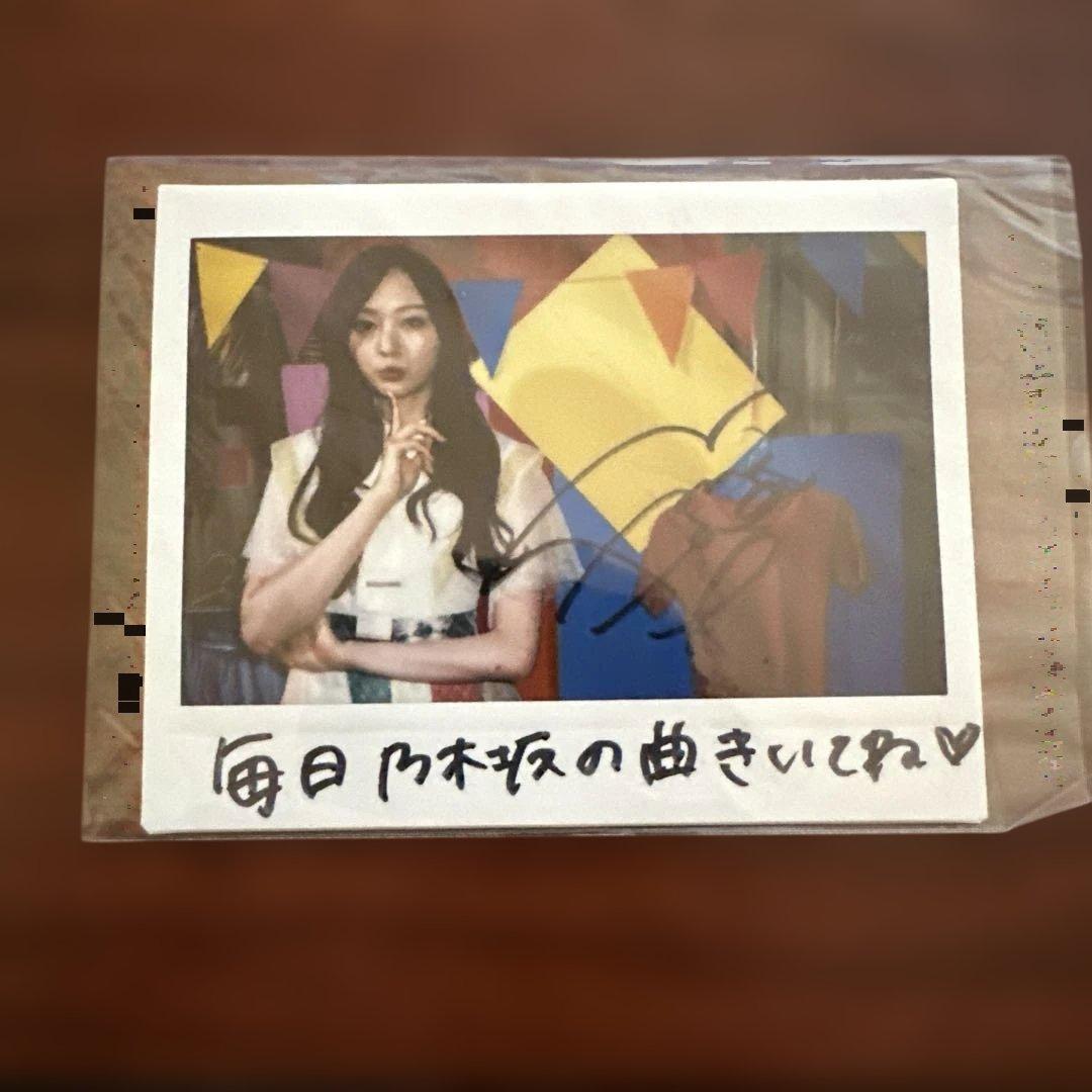 サイン入りポラロイド写真