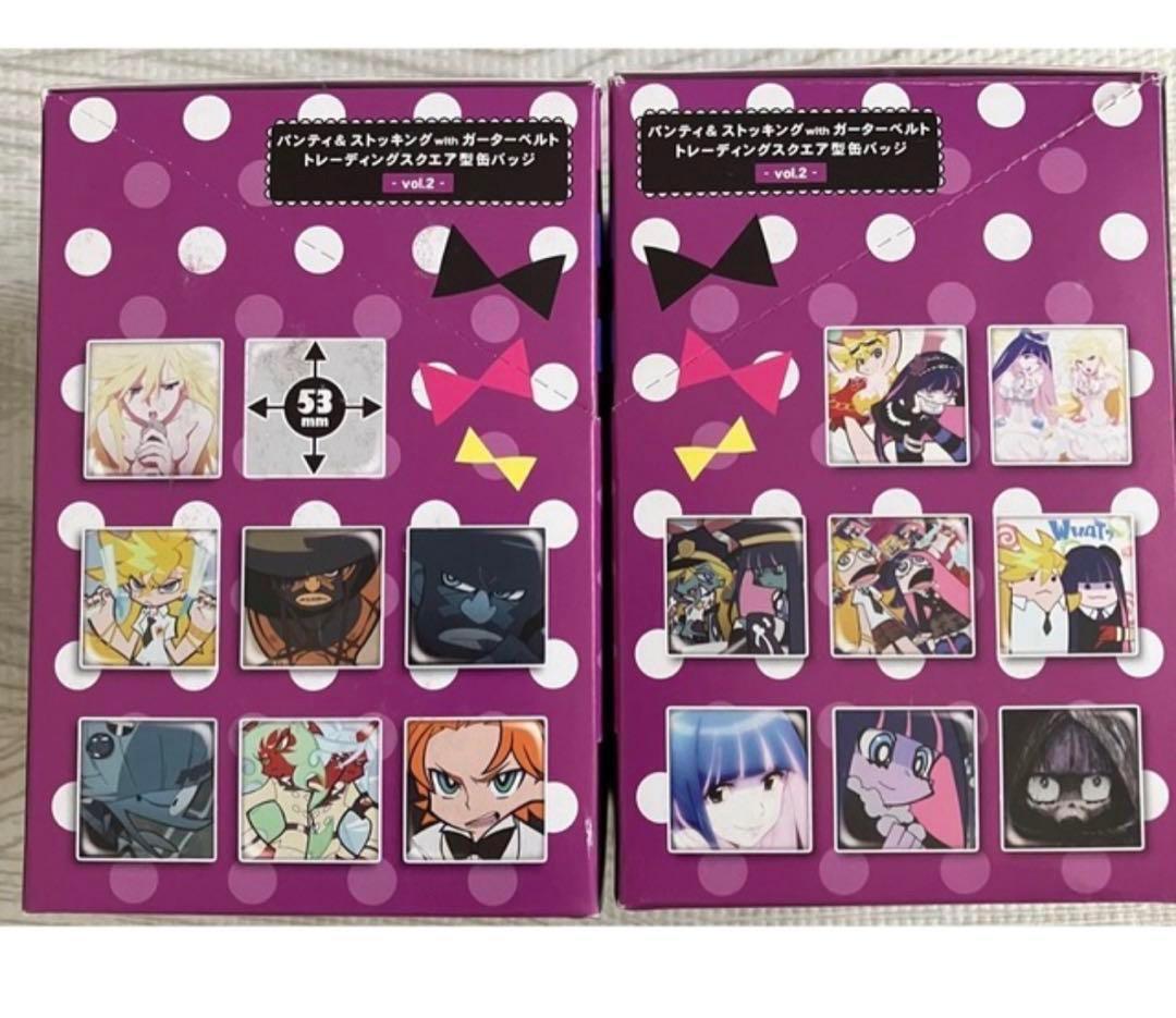 パンティ&ストッキング Vol 2 スクエアバッジ バッジ バッヂ 缶バッジ