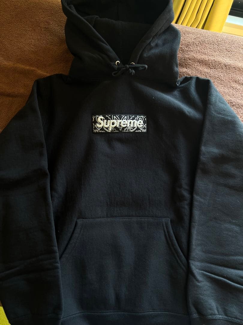 【試着のみ】Supreme バンダナ ボックスロゴ パーカー 19aw