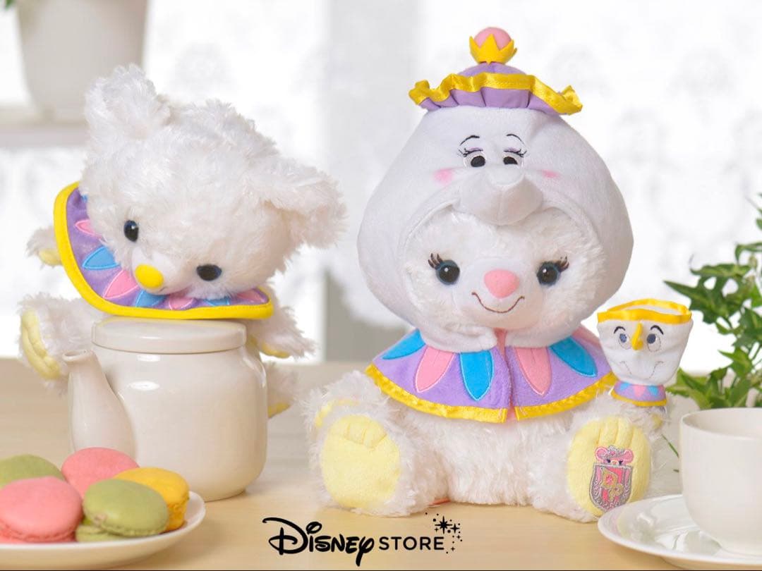 ユニベアシティ 美女と野獣 ぬいぐるみ6体＆コスチュームセット ディズニー