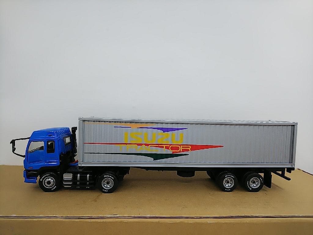 チェックメイト 1/50 いすゞ コンテナトレーラートラック ミニカー　激レア。