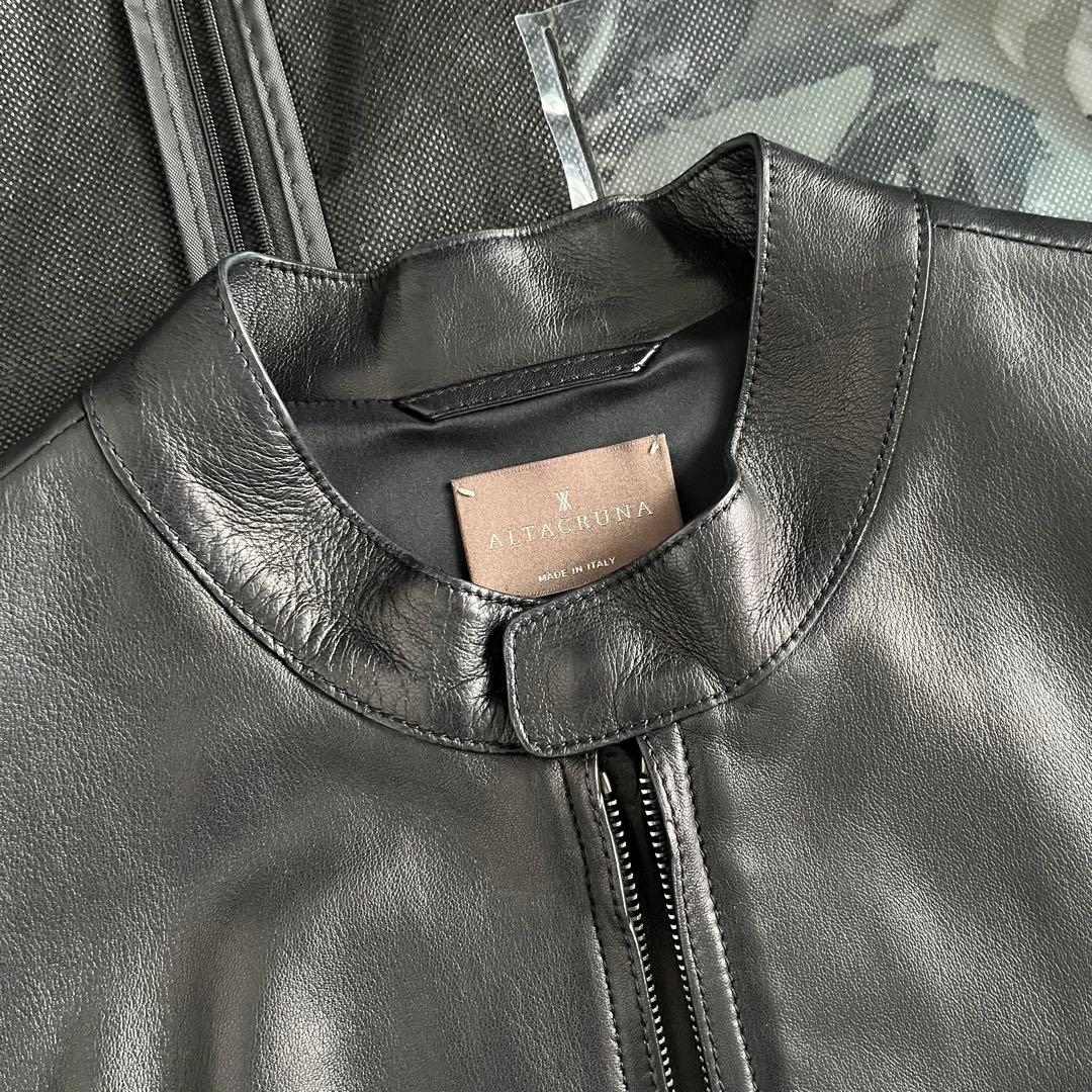ALTACRUNA ラムレザー　シングルライダース