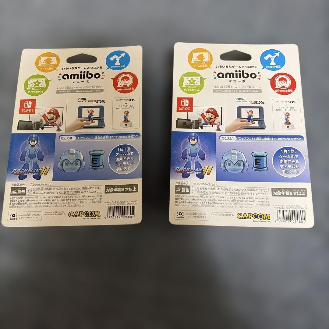 amiibo ロックマン11 運命の歯車フィギュア 2個セット