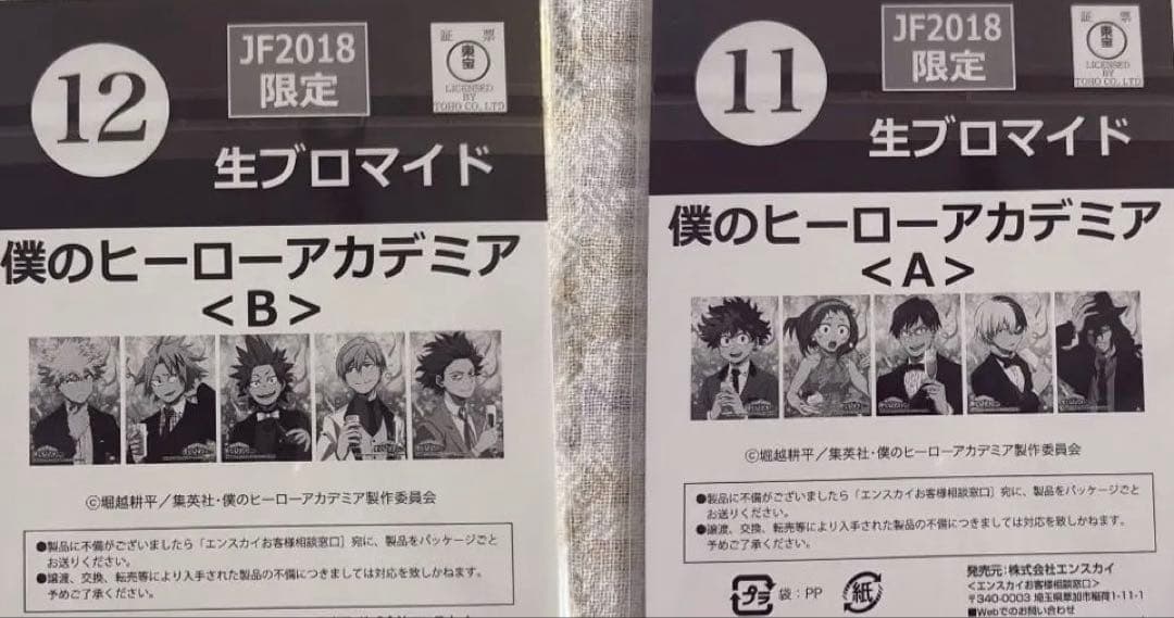 ヒロアカ　JF 生ブロマイド