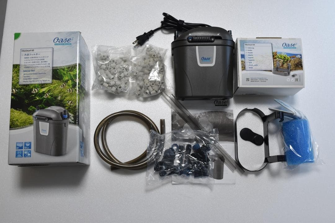 Oase 外部フィルター フィルトスマート60 30~45cm水槽 ホルダー付き
