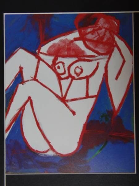 池田満寿夫、絶筆２（絶筆）、希少画集画、高級額装、状態良好