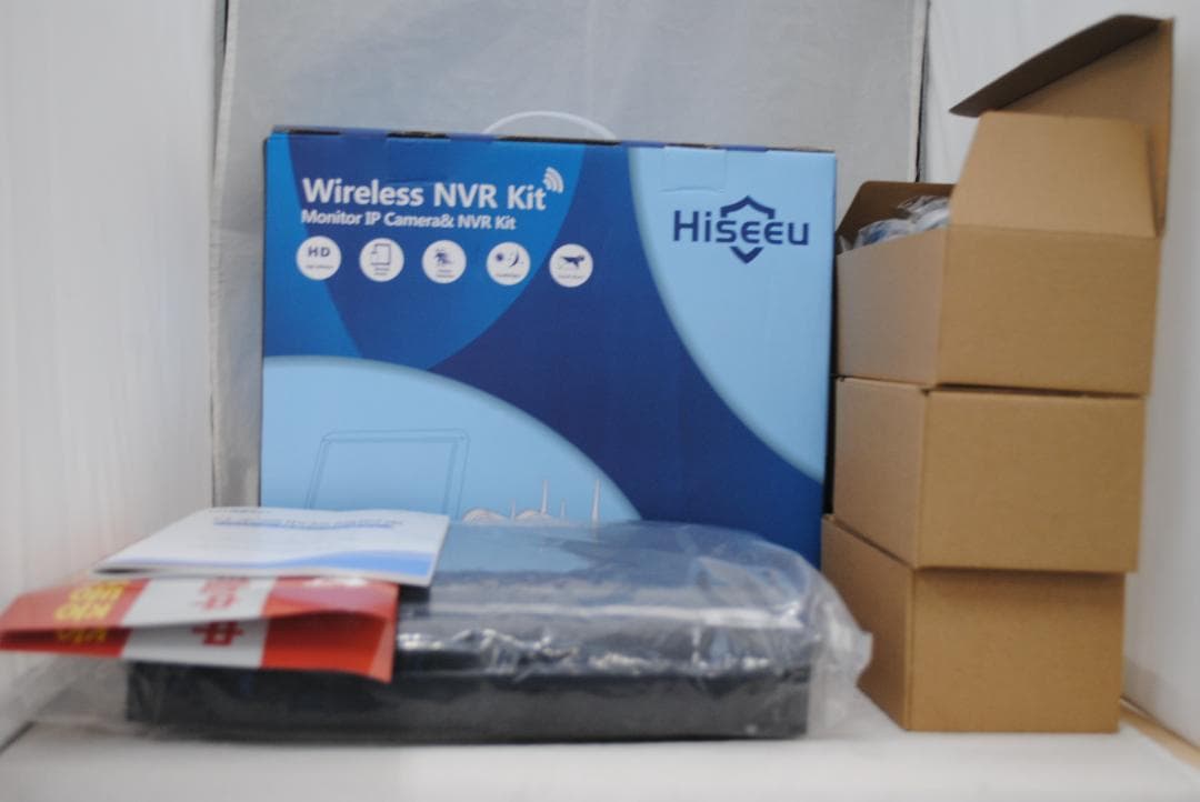 [1096] Hiseeu Wireless NVR Kit 防犯カメラセット