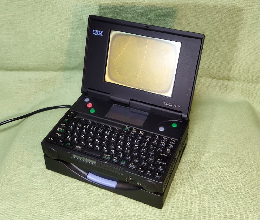 junk IBM palmtop PC110 ウルトラマンPC ポトリ付き 2