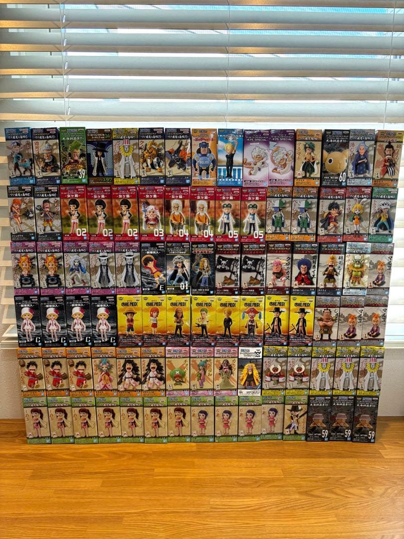 ワンピース ワールドコレクタブルフィギュア 90個セット 新品未開封品 最安値