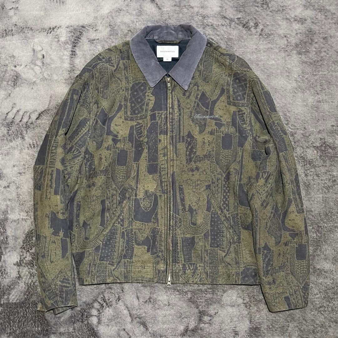 thisisneverthat 美品 ワークジャケット ダブルジップ短丈 ネバザ