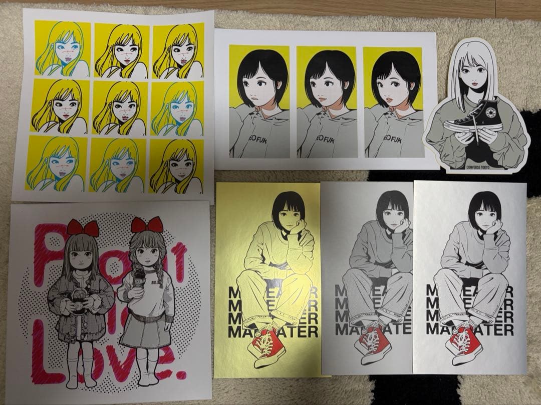 Backside works ステッカー 7枚セット　バックサイドワークス 鉢