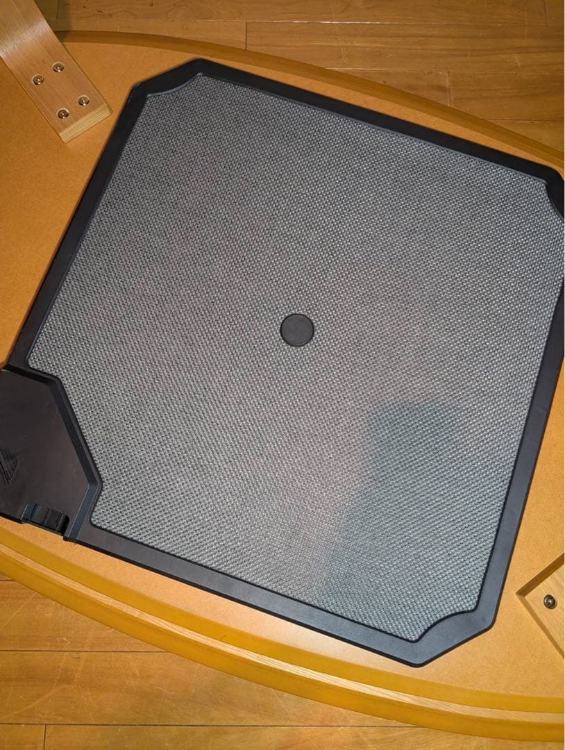 ■送料込■無印良品 木製楕円こたつ 曲木脚 フラットヒーター タモ材 暖房器具