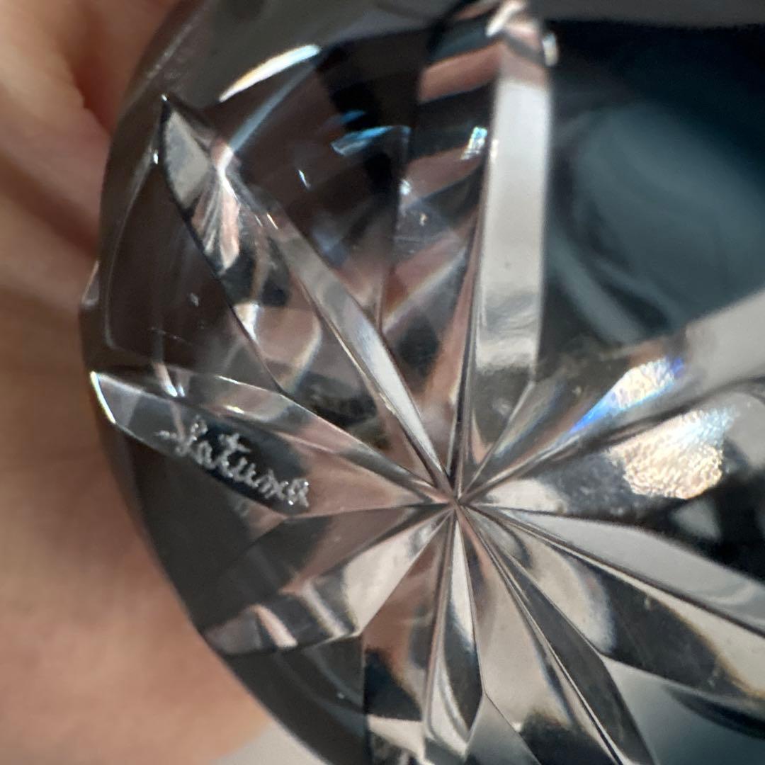 m*u様 薩摩切子グラス　薩摩ビードロ