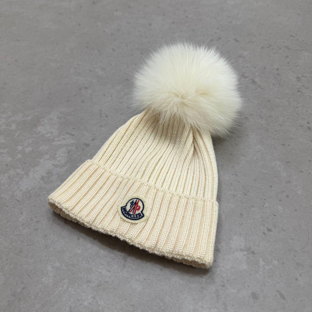 美品✨MONCLER ベビー ニット帽
