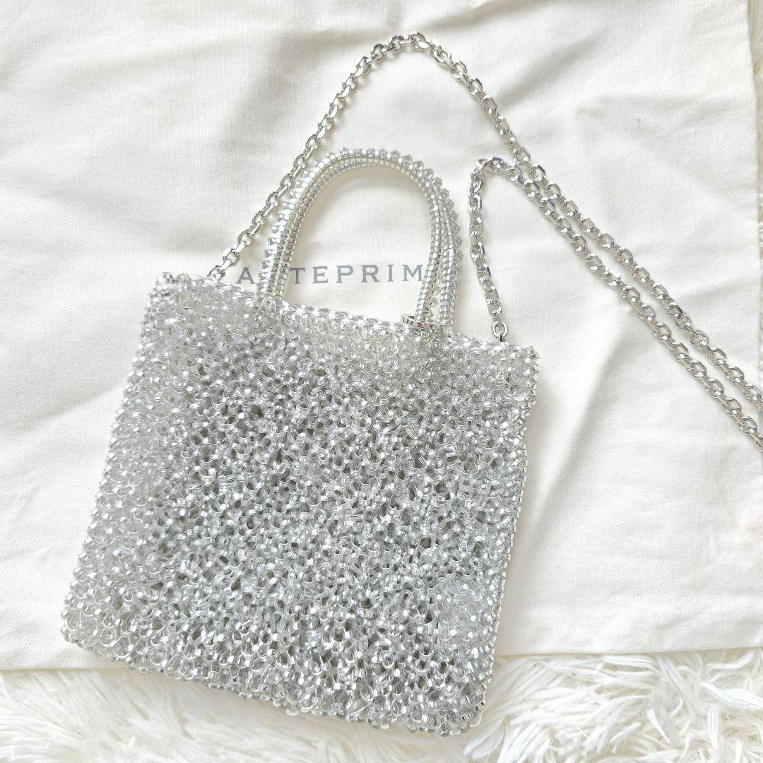 ANJU様✨アンテプリマ ミニアトゥーラ シルバー ショルダーバッグ